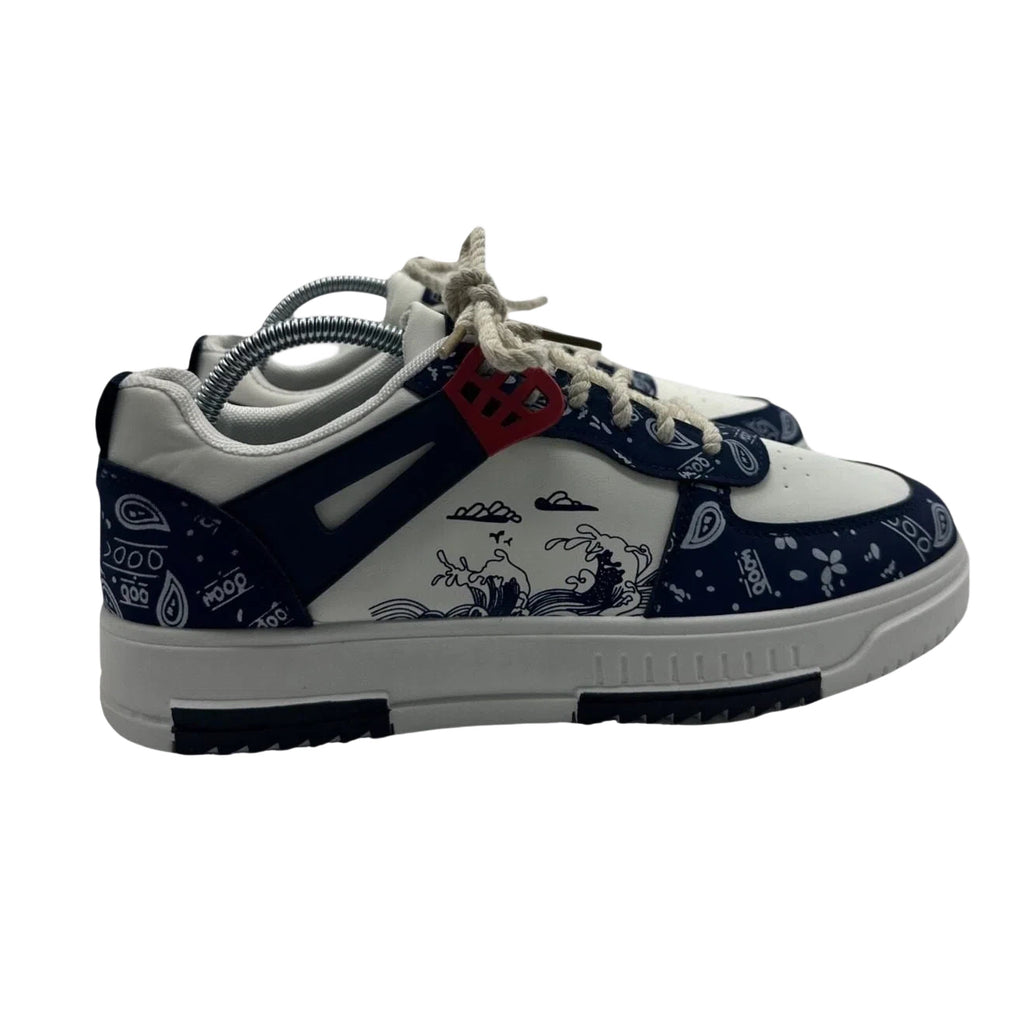 Men’s Multicolor Blue White Casual Sneakers