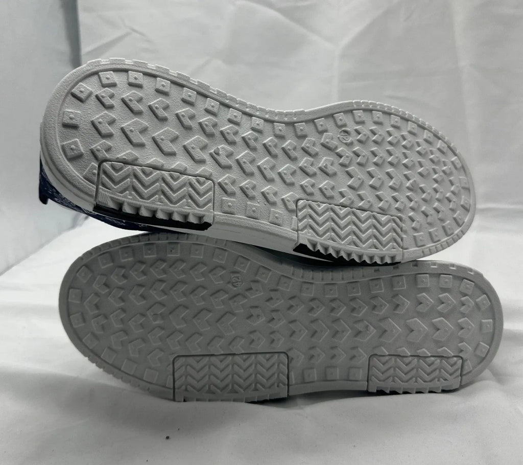 Men’s Multicolor Blue White Casual Sneakers