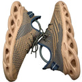 Men's Stylish Yellow and Grey Sneakers