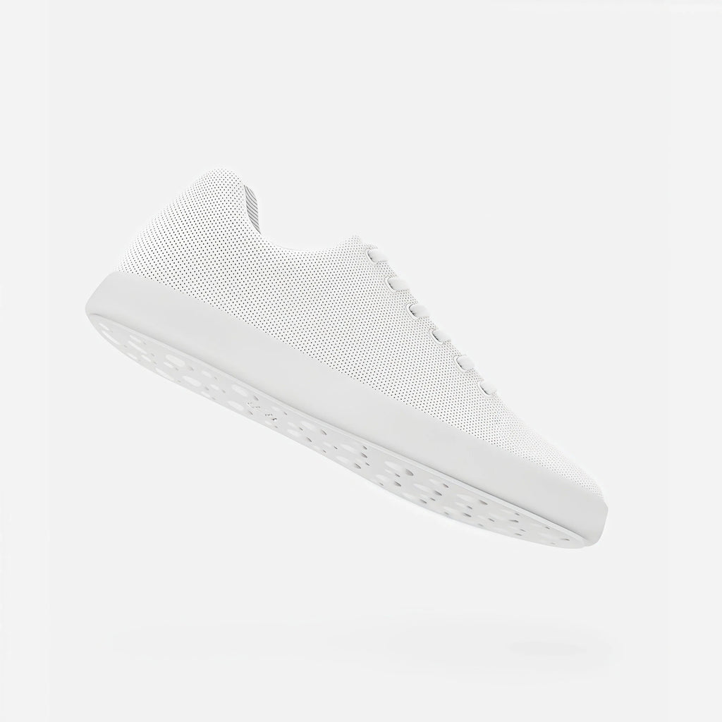 Men's White Mesh Sneakers