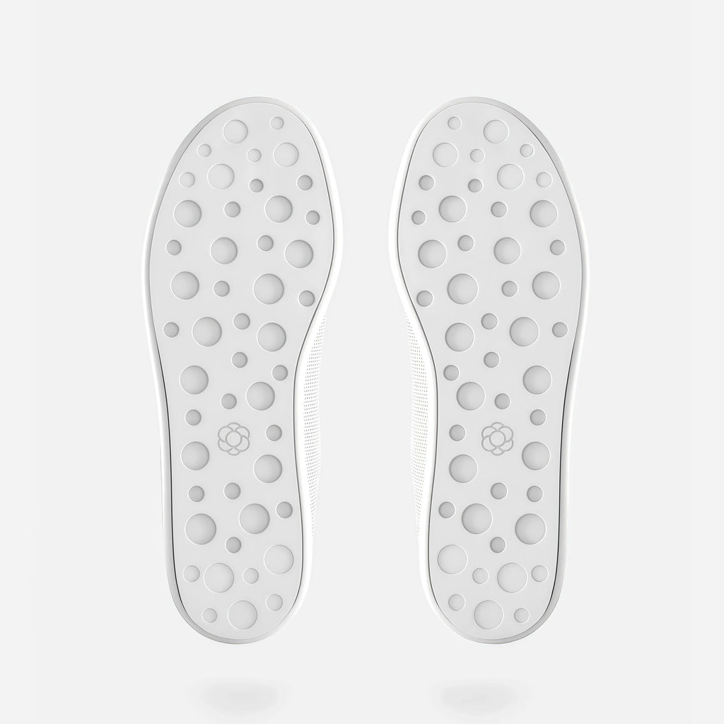 Men's White Mesh Sneakers