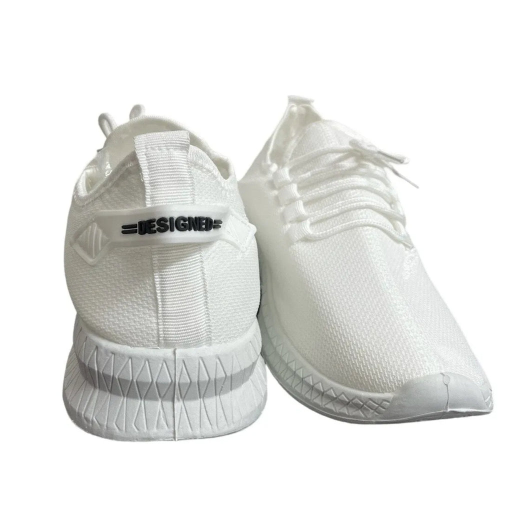 White Athletic Running Men's Fashion Shoes