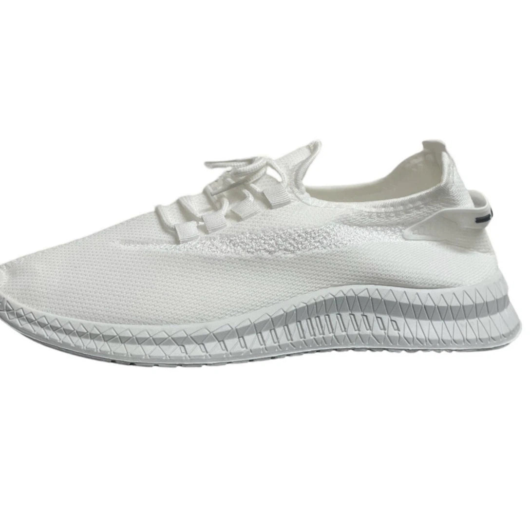 White Athletic Running Men's Fashion Shoes